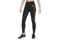 Nike Dri-FIT Icon Clash Mid-Rise Running Leggings Zwart/atomic Green Dames